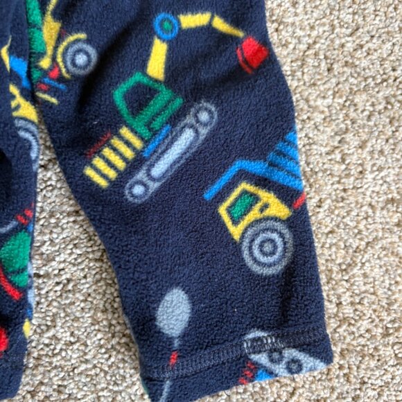The Children’s Place toddler boys pullover fleece blue 2T construction vehicle - Picture 5 of 8